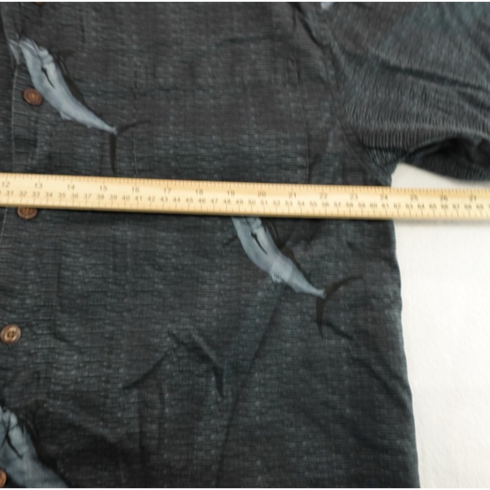 Vintage Bluewater AFTCO Shirt 2XL Sword Fish Hot Rod Hawaiian Short Sleeve - Picture 7 of 10